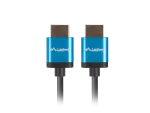 KABEL HDMI M/M V2.0 1M 4K CZARNY SLIM LANBERG