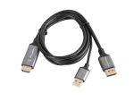 KABEL HDMI(M)->DISPLAYPORT(M) 1M 4K CZARNY LANBERG