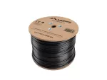 KABEL LAN FTP KAT.5E 305M DRUT OUTDOOR ŻELOWANY CU CZARNY FLUKE PASSED LANBERG
