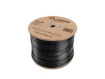 KABEL LAN FTP KAT.5E 305M DRUT OUTDOOR ŻELOWANY CU CZARNY FLUKE PASSED LANBERG