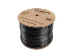 KABEL LAN FTP KAT.6 305M DRUT OUTDOOR CU CZARNY FLUKE PASSED LANBERG