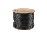KABEL LAN FTP KAT.6 305M DRUT OUTDOOR CU CZARNY FLUKE PASSED LANBERG
