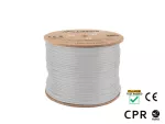 KABEL LAN SFTP KAT.7 305M DRUT CU LSZH SZARY CPR + FLUKE PASSED LANBERG