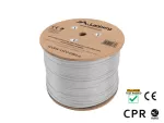KABEL LAN UFTP KAT.6A 305M DRUT CU LSZH SZARY CPR + FLUKE PASSED LANBERG