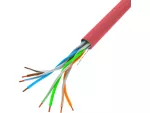 KABEL LAN UTP 100MB/S 305M DRUT CCA CZERWONY LANBERG