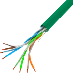 KABEL LAN UTP 100MB/S 305M DRUT CCA ZIELONY LANBERG