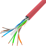 KABEL LAN UTP 1GB/S 305M DRUT CCA CZERWONY LANBERG
