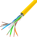 KABEL LAN UTP 1GB/S 305M DRUT CCA ŻÓŁTY LANBERG