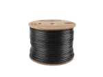 KABEL LAN UTP KAT.5E 305M DRUT OUTDOOR CU CZARNY FLUKE PASSED LANBERG