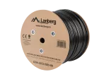 KABEL LAN UTP KAT.6 305M DRUT OUTDOOR CU CZARNY FLUKE PASSED LANBERG