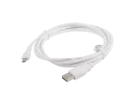 KABEL USB MICRO(M)->USB-A(M) 2.0 1.8M BIAŁY LANBERG