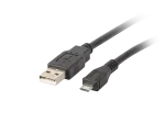 KABEL USB MICRO(M)->USB-A(M) 2.0 1.8M CZARNY LANBERG