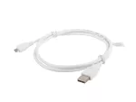KABEL USB MICRO(M)->USB-A(M) 2.0 1M BIAŁY LANBERG