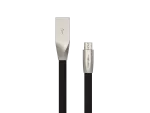 KABEL USB MICRO(M)->USB-A(M) 2.0 1M CZARNY METAL NATEC PRATI