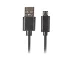 KABEL USB MICRO(M)->USB-A(M) 2.0 1M CZARNY QC 3.0 LANBERG