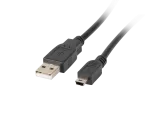 KABEL USB MINI(M)->USB-A(M) 2.0 1.8M CZARNY (CANON) LANBERG