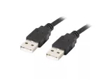 KABEL USB-A M/M 2.0 1.8M CZARNY LANBERG