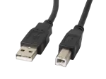 KABEL USB-A(M)->USB-B(M) 2.0 0.5M CZARNY FERRYT LANBERG