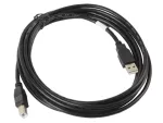 KABEL USB-A(M)->USB-B(M) 2.0 3M CZARNY LANBERG