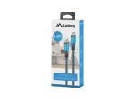 KABEL USB-C M/M USB4 1.2M 100W 8K 30HZ CZARNO-NIEBIESKI LANBERG