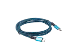 KABEL USB-C M/M USB4 1.2M 100W 8K 30HZ CZARNO-NIEBIESKI LANBERG