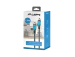 KABEL USB-C M/M USB4 1.5M 240W 8K 60HZ CZARNO-NIEBIESKI LANBERG
