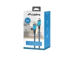 KABEL USB-C M/M USB4 2M 240W 8K 60HZ CZARNO-NIEBIESKI LANBERG