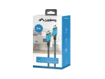 KABEL USB-C M/M USB4 2M 240W 8K 60HZ CZARNO-NIEBIESKI LANBERG