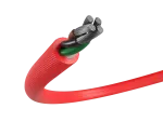 KABEL USB-C(M) KĄTOWY LEWO->USB-A(M) 2.0 1M KĄTOWY LEWO/PRAWO CZERWONY NATEC PRATI