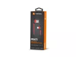 KABEL USB-C(M) KĄTOWY LEWO->USB-A(M) 2.0 1M KĄTOWY LEWO/PRAWO CZERWONY NATEC PRATI