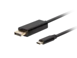 KABEL USB-C(M)->DISPLAYPORT(M) 1M 4K 60HZ CZARNY LANBERG