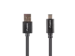 KABEL USB-C(M)->USB-A(M) 2.0 0.5M CZARNY BOX QC 3.0 LANBERG
