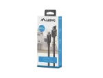 KABEL USB-C(M)->USB-A(M) 2.0 0.5M CZARNY BOX QC 3.0 LANBERG