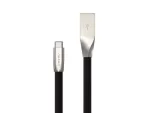 KABEL USB-C(M)->USB-A(M) 2.0 1M CZARNY METAL NATEC PRATI