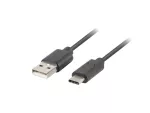 KABEL USB-C(M)->USB-A(M) 2.0 1M CZARNY QC 3.0 LANBERG