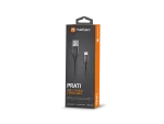 KABEL USB-C(M)->USB-A(M) 2.0 1M OPLOT CZARNY LED NATEC PRATI