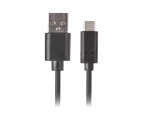 KABEL USB-C(M)->USB-A(M) 2.0 3M CZARNY LANBERG
