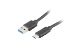 KABEL USB-C(M)->USB-A(M) 3.1 1M CZARNY LANBERG