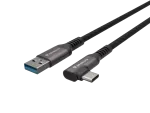KABEL USB-C(M)->USB-A(M) 3.2 GEN 1 3M 5GB/S PD15W VR CZARNY GENESIS