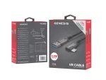 KABEL USB-C(M)->USB-A(M) 3.2 GEN 1 5M 5GB/S PD15W VR CZARNY GENESIS