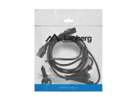 KABEL ZASILAJĄCY CEE 7/7->2X IEC 320 C13 2M VDE CZARNY LANBERG