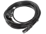 KABEL ZASILAJĄCY CEE 7/7->IEC 320 C13 10M VDE CZARNY LANBERG