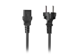 KABEL ZASILAJĄCY CEE 7/7->IEC 320 C13 1.8M PROSTY CZARNY LANBERG
