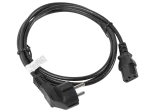 KABEL ZASILAJĄCY CEE 7/7->IEC 320 C13 1.8M VDE CZARNY LANBERG