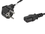 KABEL ZASILAJĄCY CEE 7/7->IEC 320 C13 1.8M VDE CZARNY LANBERG