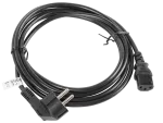 KABEL ZASILAJĄCY CEE 7/7->IEC 320 C13 3M VDE CZARNY LANBERG