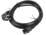 KABEL ZASILAJĄCY CEE 7/7->IEC 320 C13 3M VDE CZARNY LANBERG