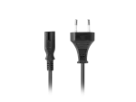 KABEL ZASILAJĄCY EURO (RADIOWY) CEE 7/16->IEC 320 C7 1.8M CZARNY LANBERG
