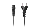KABEL ZASILAJĄCY LAPTOP (MIKI) CEE 7/7->IEC 320 C5 1.8M VDE PROSTY CZARNY LANBERG