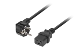 KABEL ZASILAJĄCY (SERWEROWY) CEE 7/7->IEC 320 C19 16A 1.8M VDE CZARNY LANBERG